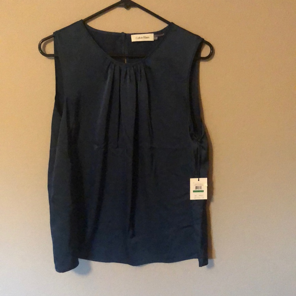 Tealish/blue silky camisole
